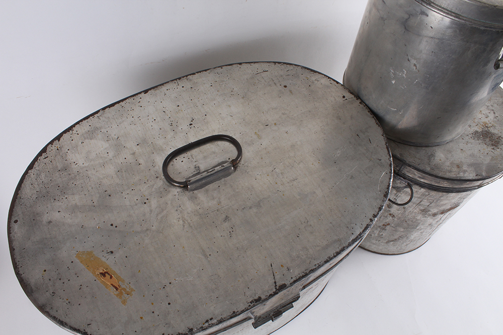 Aluminum Tubs of Graduated Size