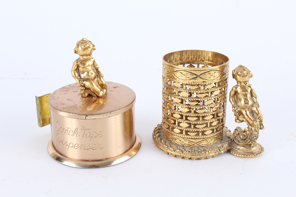 Collection of Brass and Brass Tone Decor