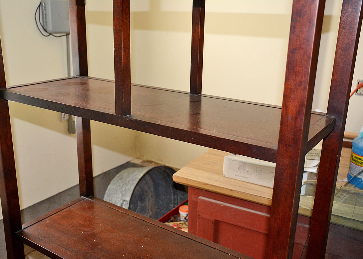 Asian Inspired Mahogany Shelves by Century Furniture