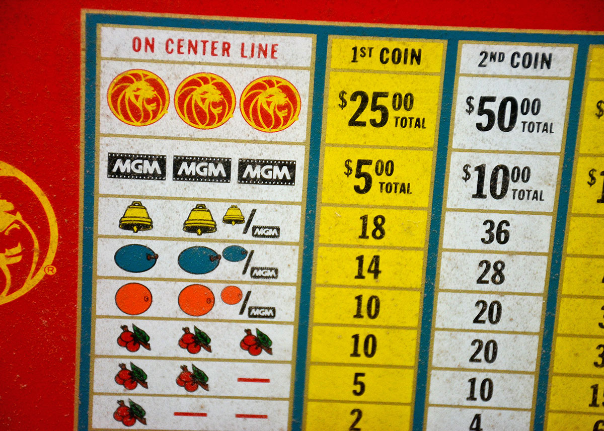 Vintage Bally's Tabletop Slot Machine