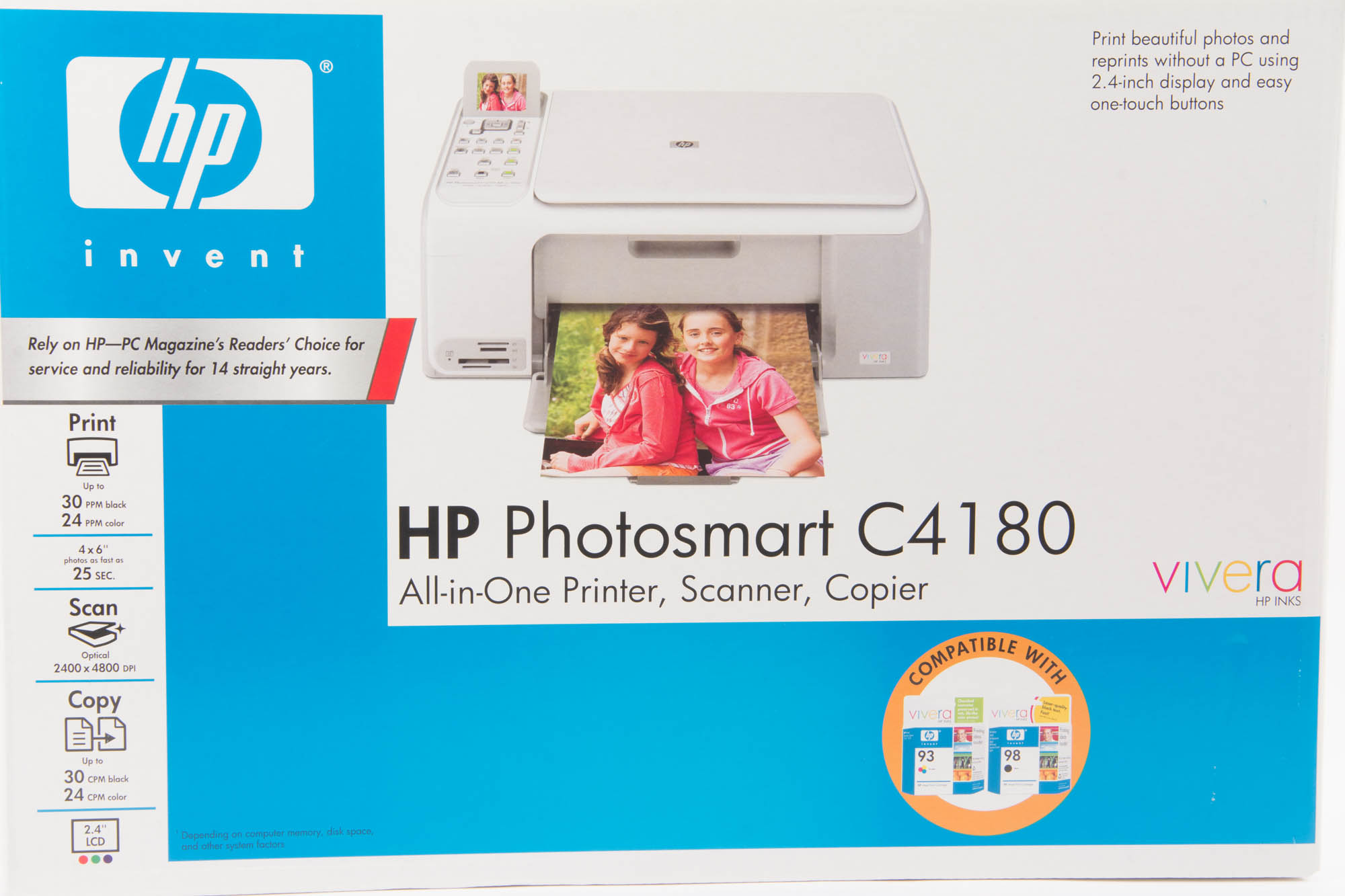HP Photosmart C4180 All-in-One Printer, Scanner and Copier