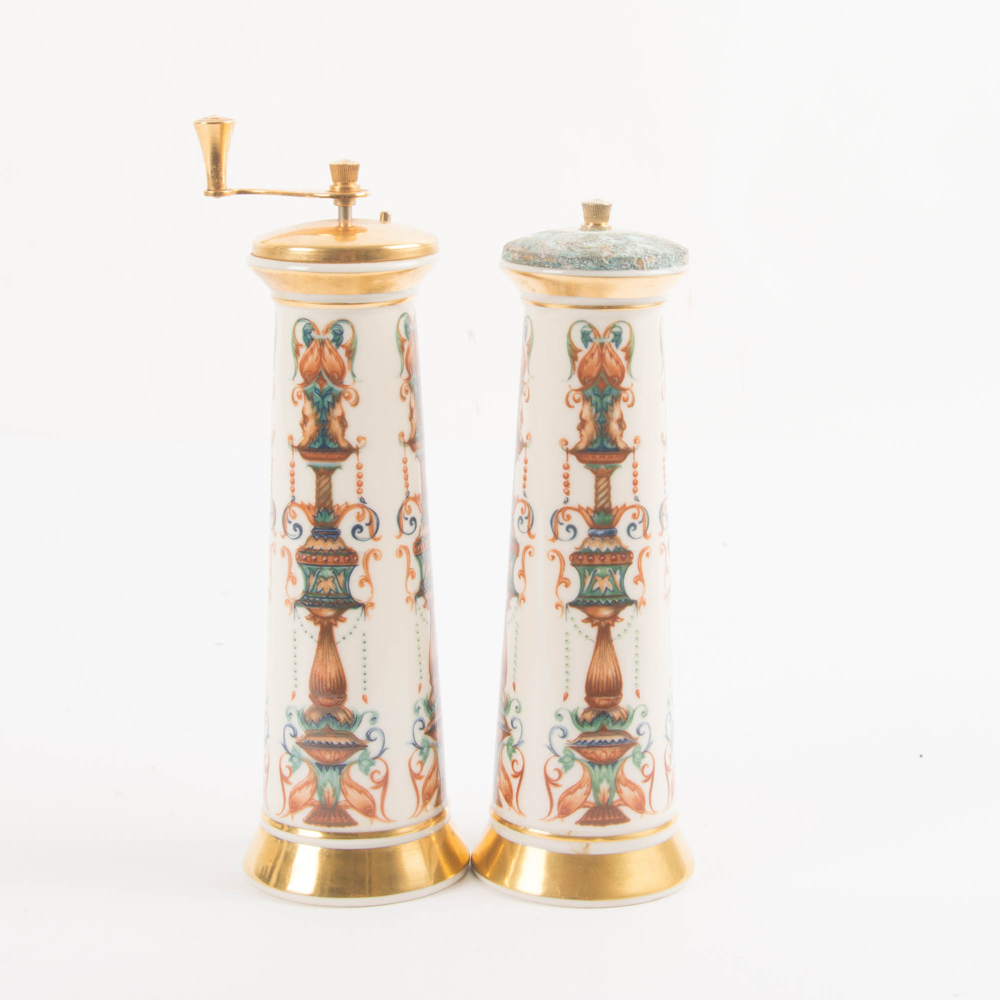 Vintage Lenox Lido 24 KT Gold Trim Salt and Pepper Shakers