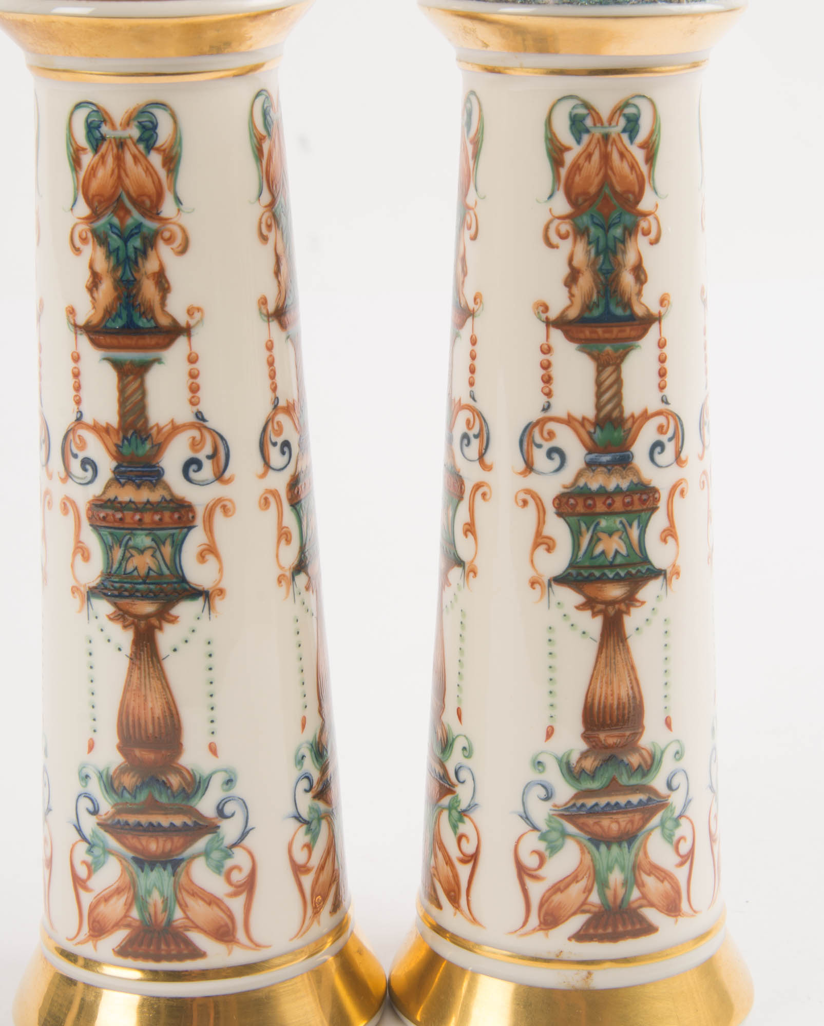 Vintage Lenox Lido 24 KT Gold Trim Salt and Pepper Shakers