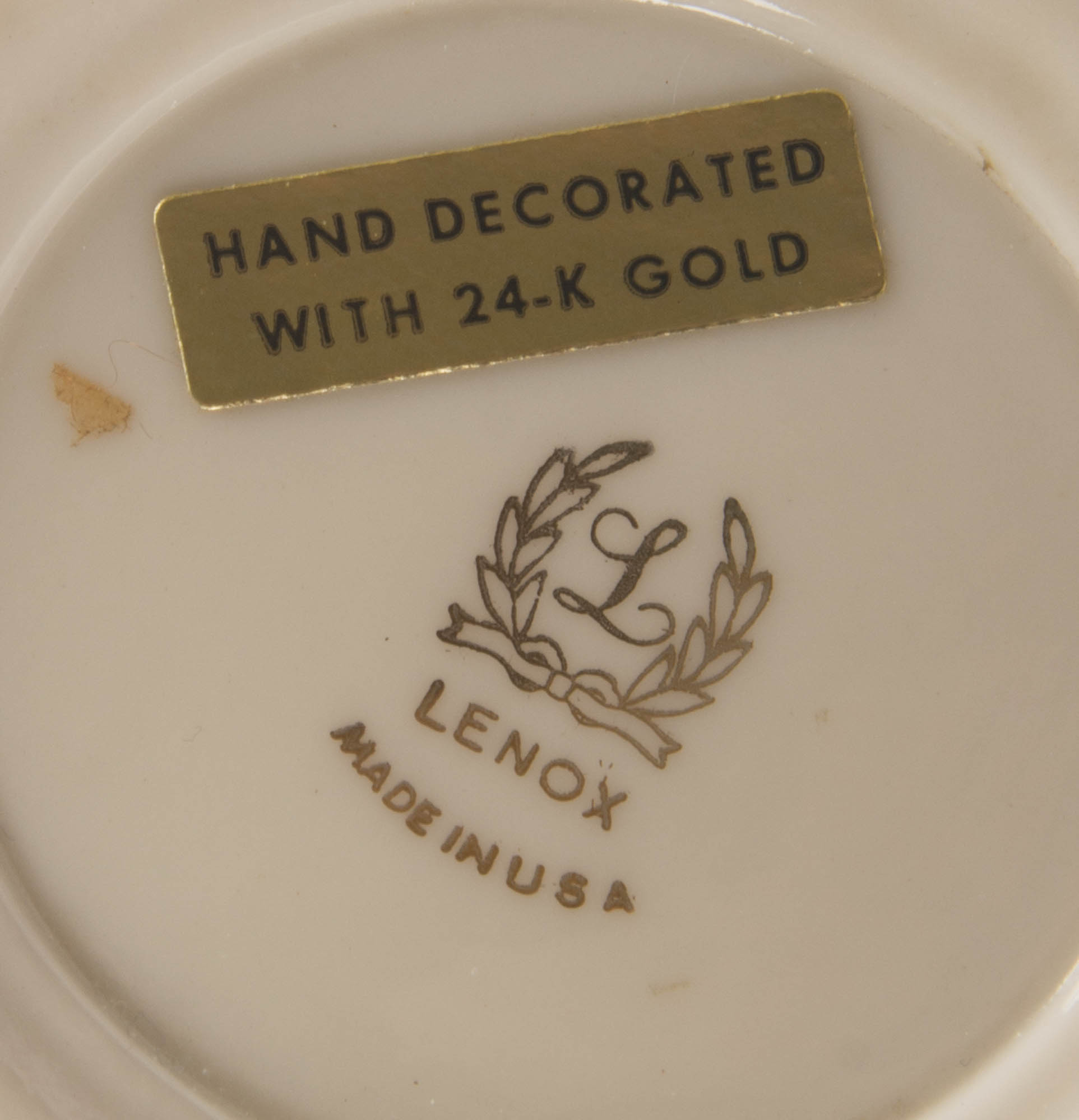 Vintage Lenox Lido 24 KT Gold Trim Salt and Pepper Shakers