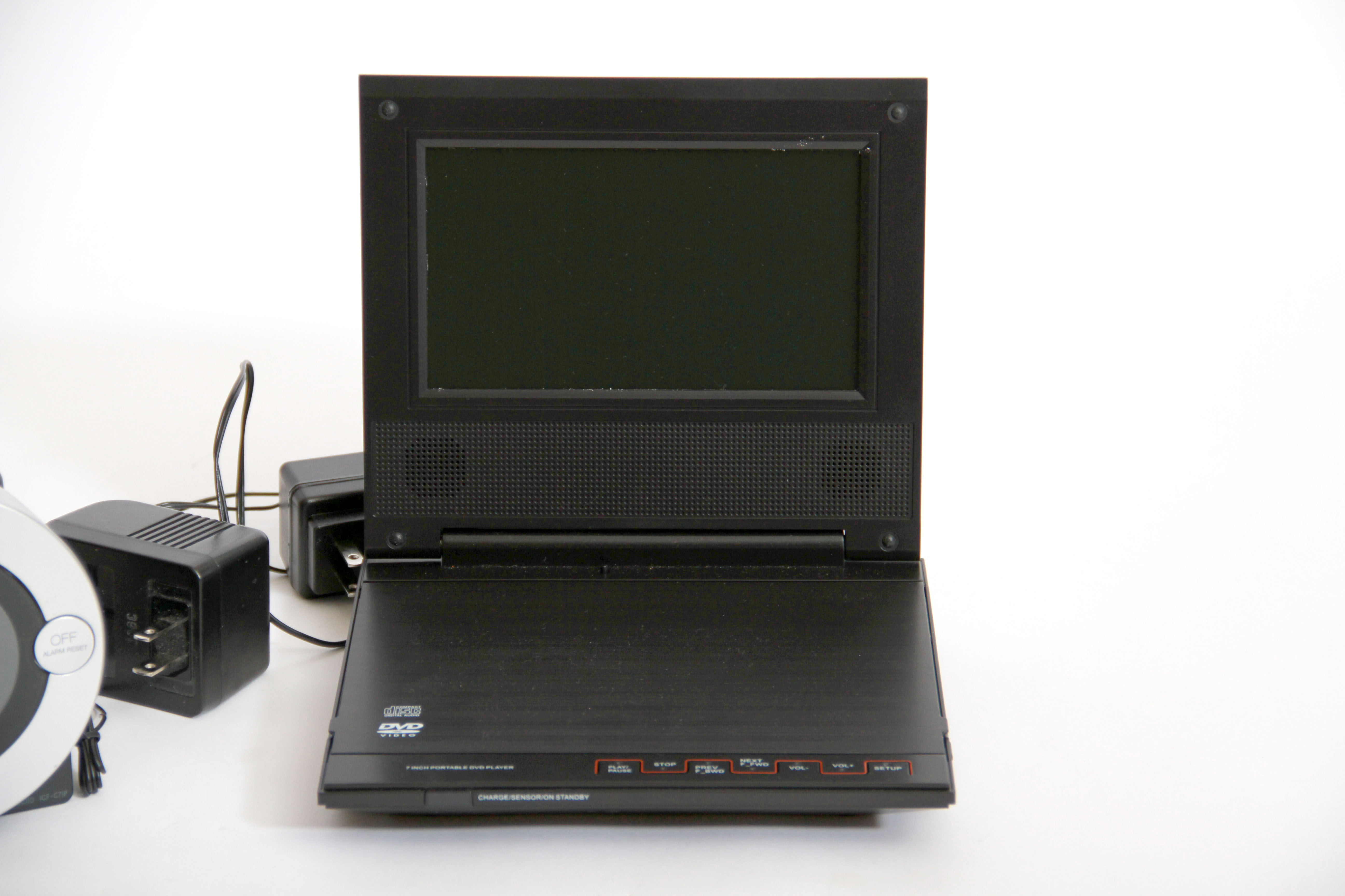 Sony Dream Machine and Haier Portable DVD Player