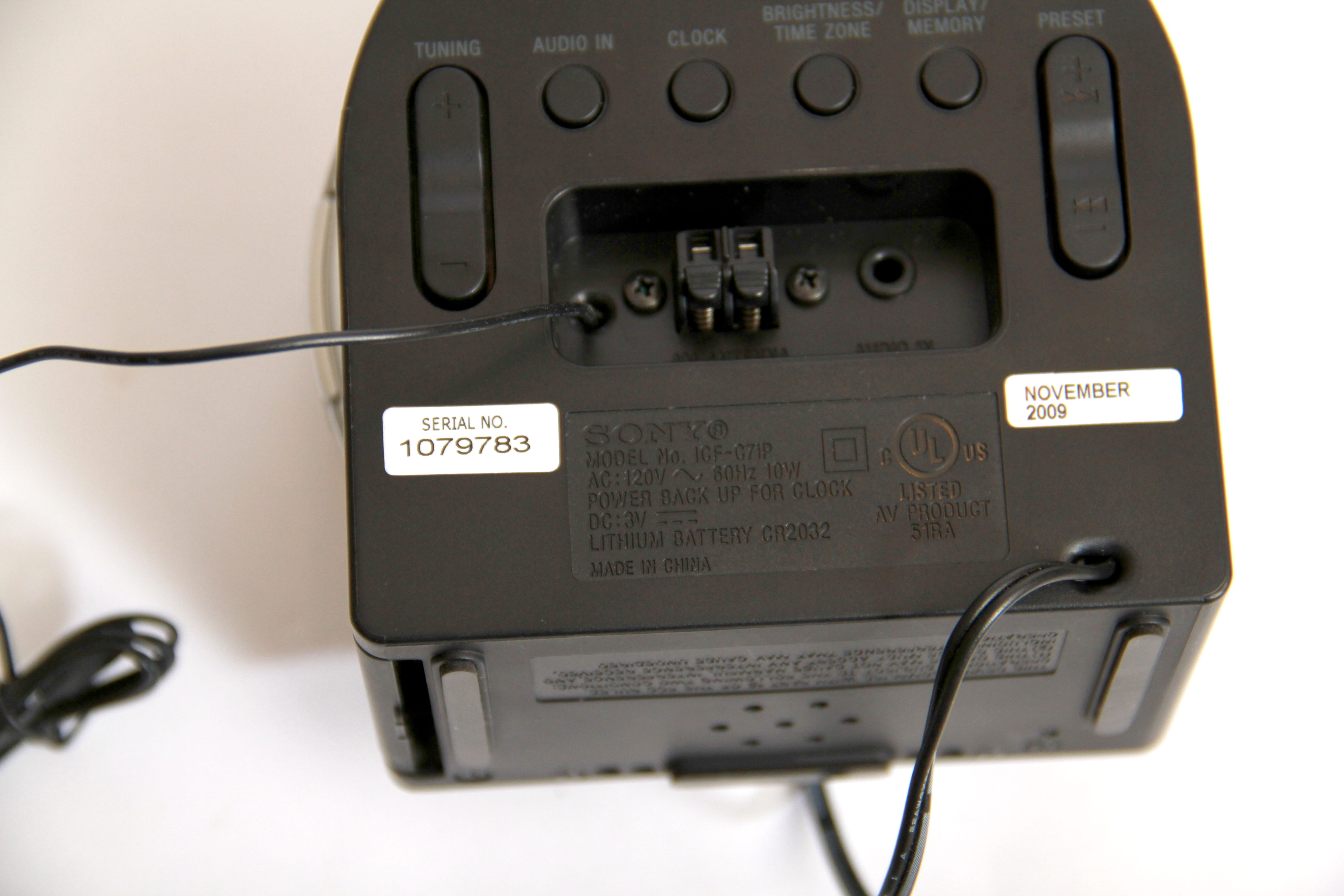 Sony Dream Machine and Haier Portable DVD Player