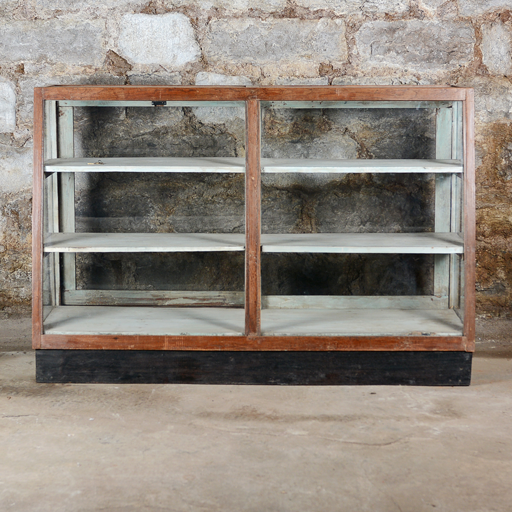 Vintage Slant-Front Display Case