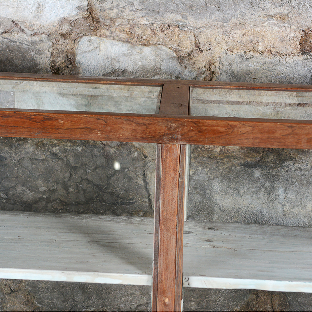 Vintage Slant-Front Display Case