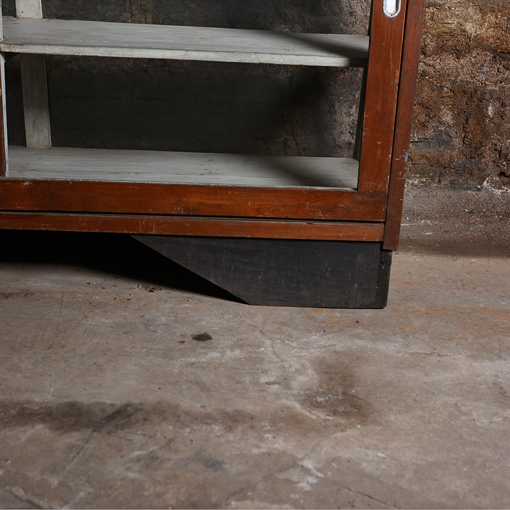 Vintage Slant-Front Display Case