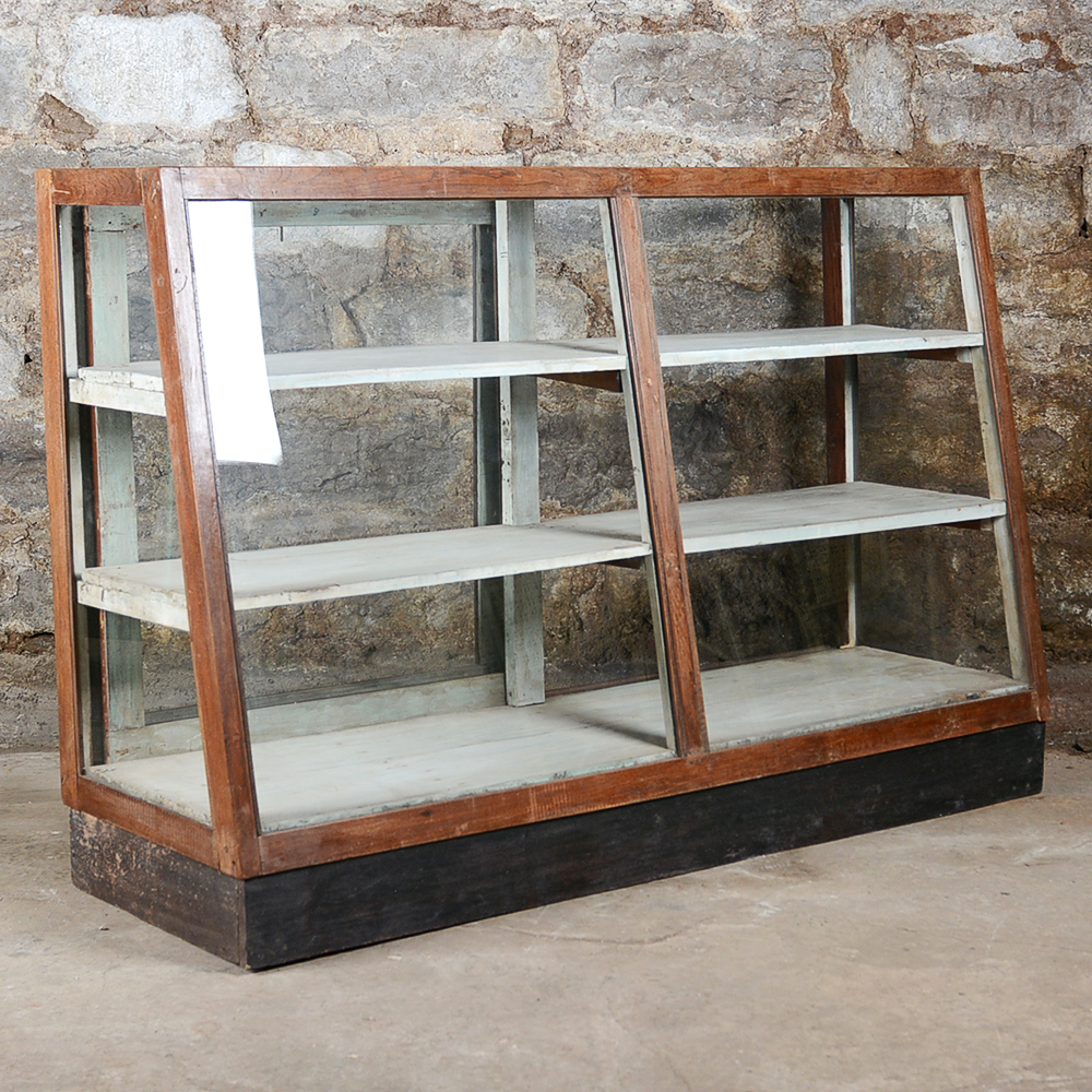 Vintage Slant-Front Display Case