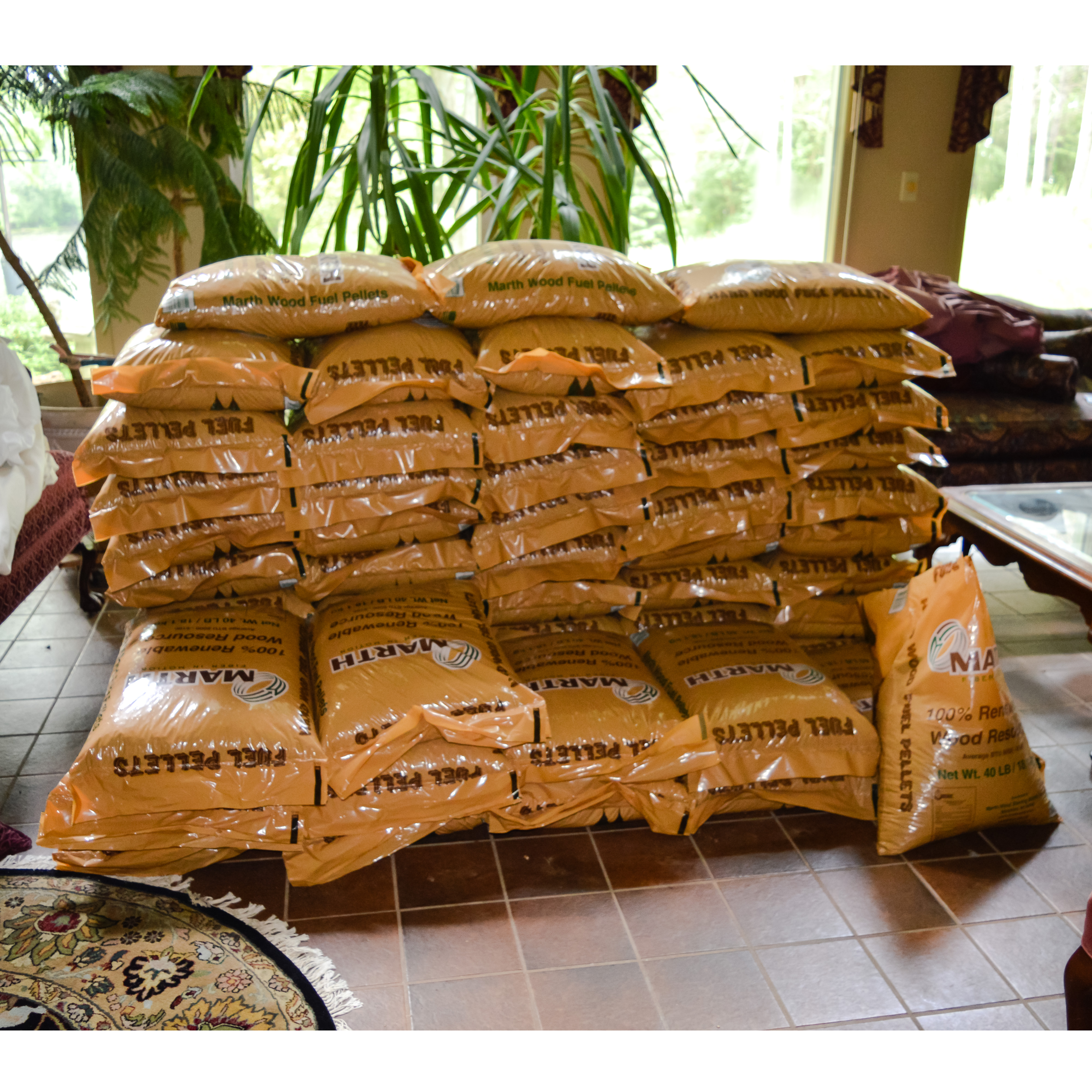 Marth Compressed Wood Fuel Pellets