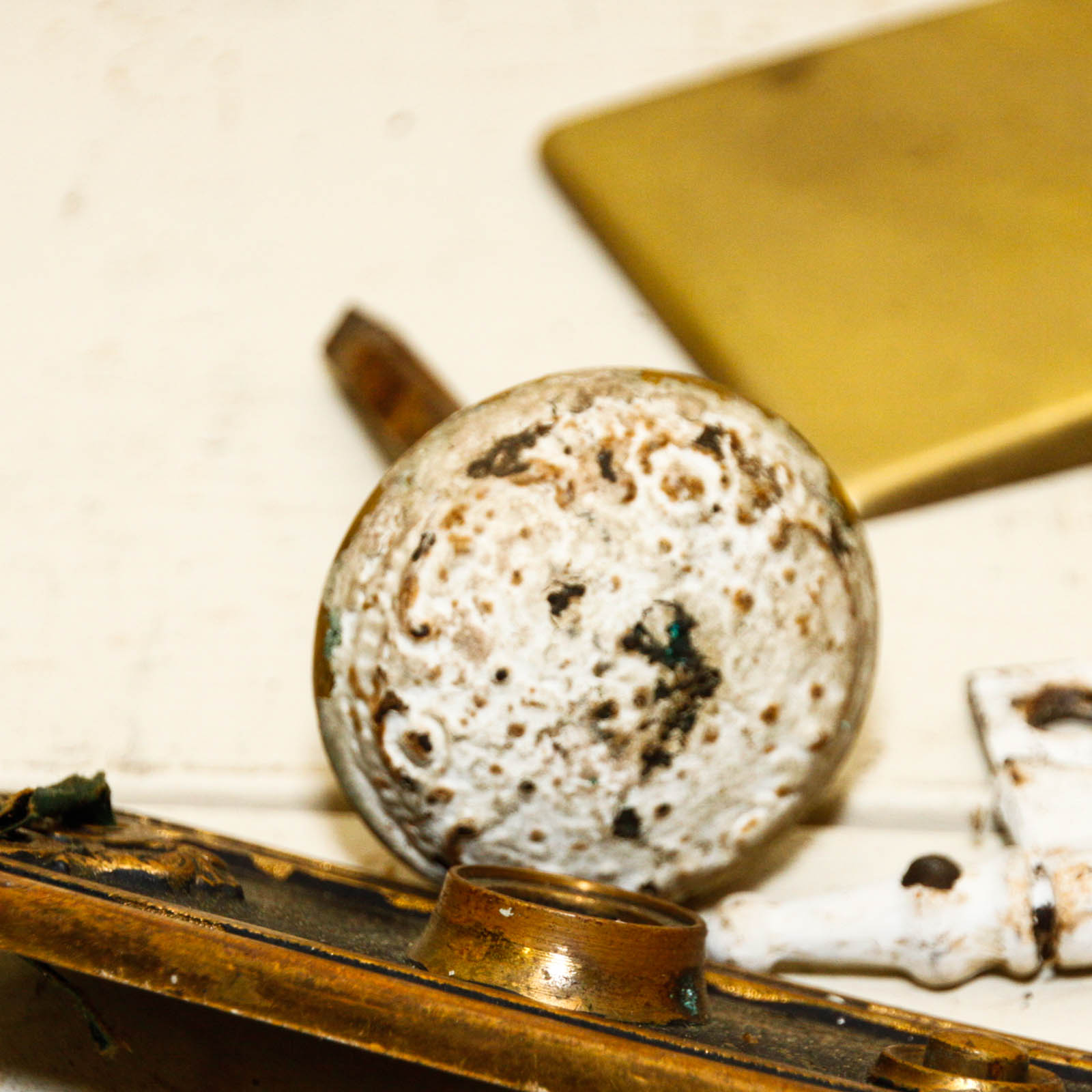 Antique Door Knobs and Plaques