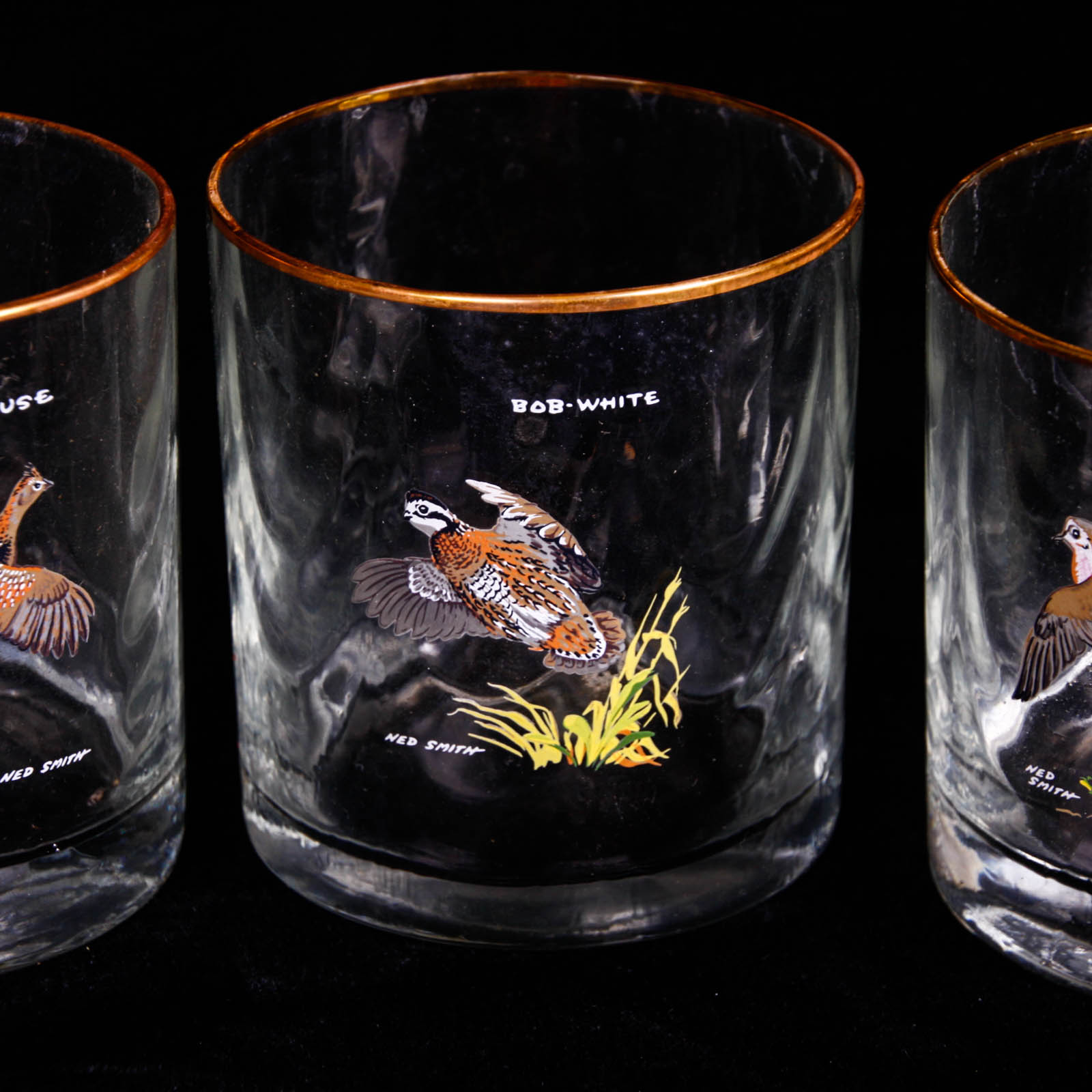 Ned Smith Waterfowl Lowball Glasses