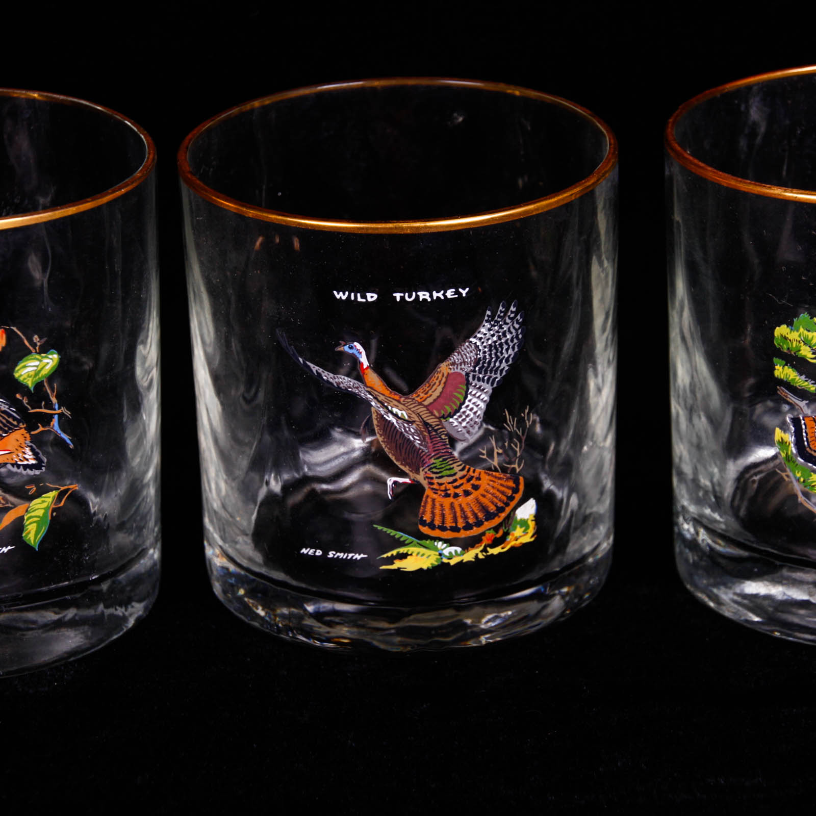 Ned Smith Waterfowl Lowball Glasses