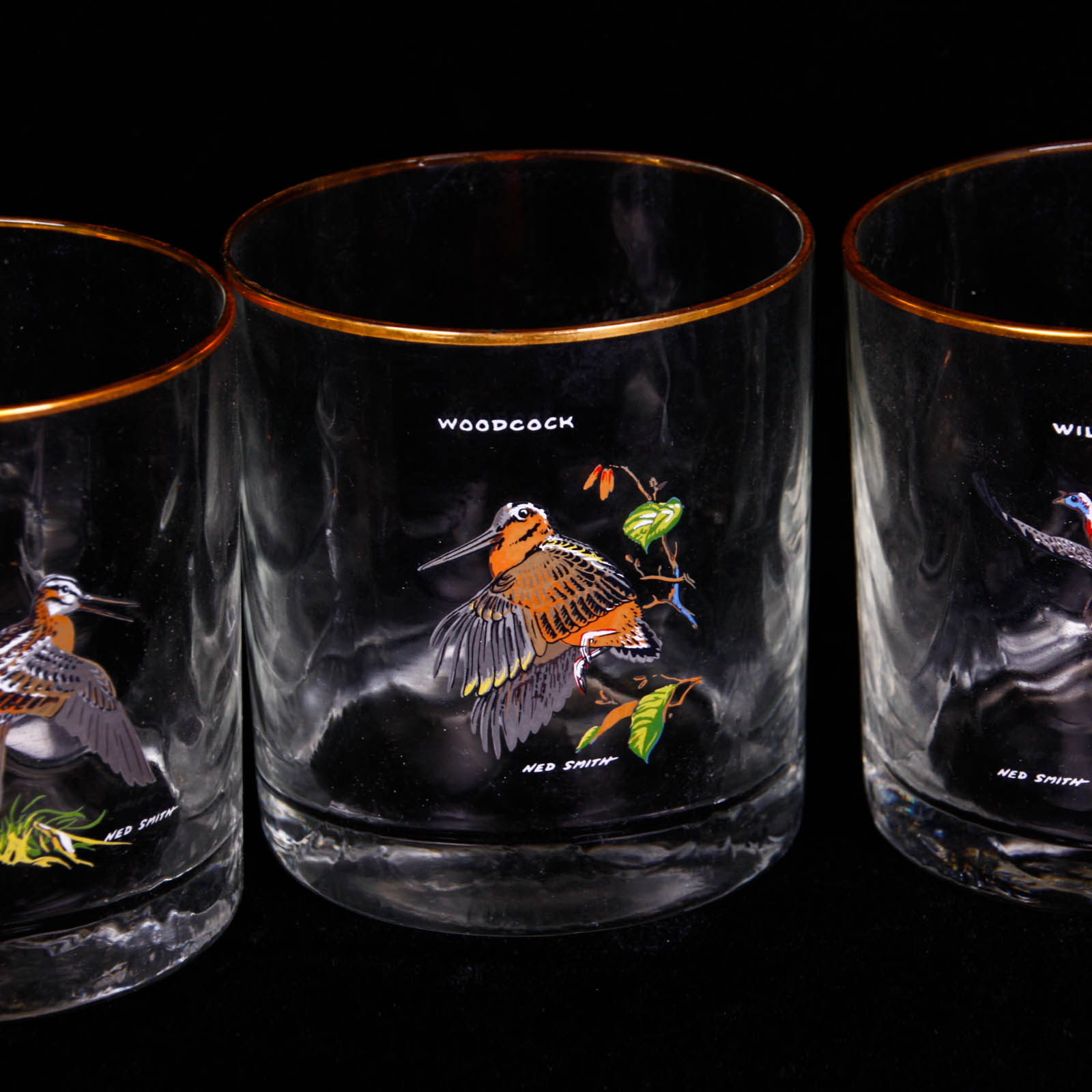 Ned Smith Waterfowl Lowball Glasses