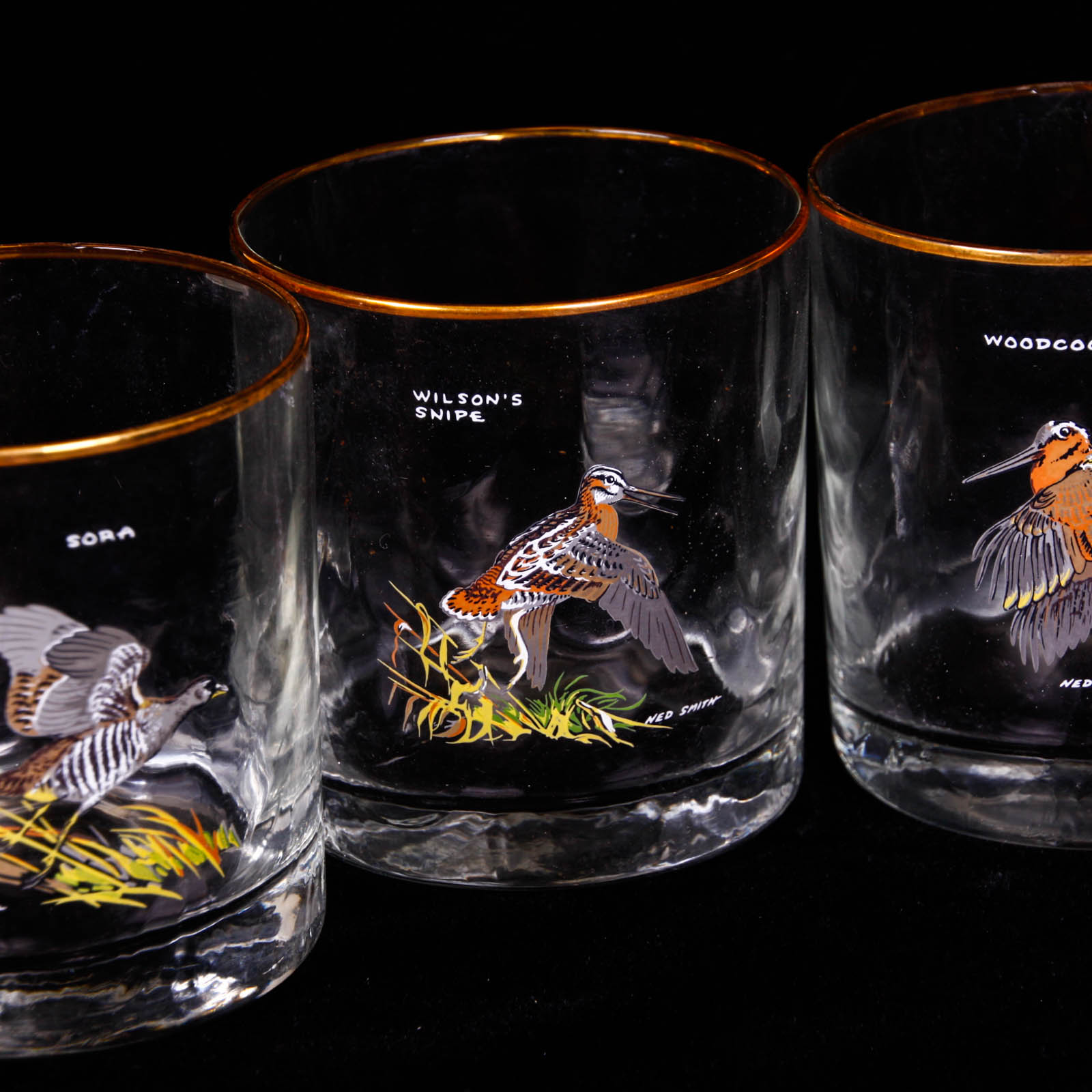 Ned Smith Waterfowl Lowball Glasses