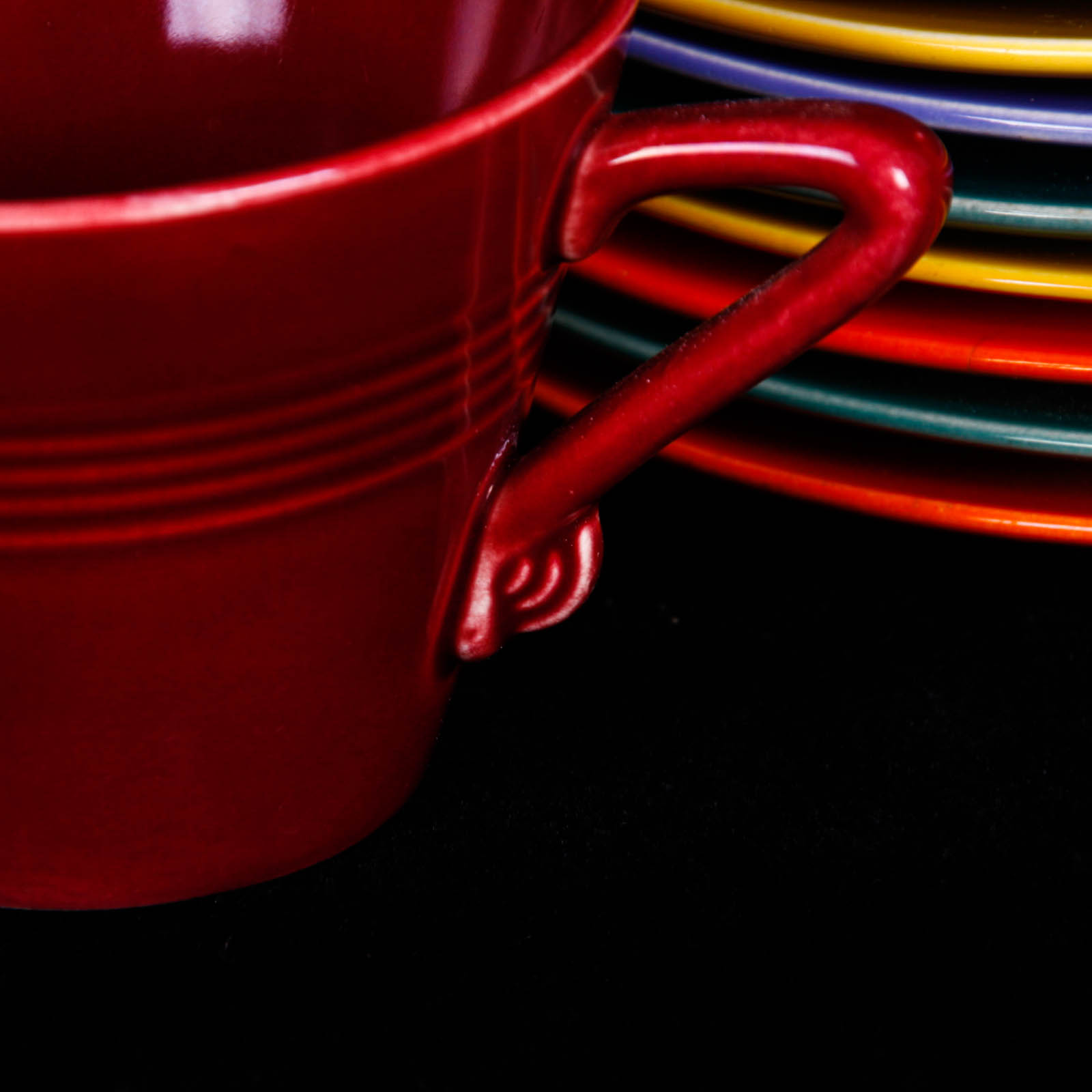 Colorful Fiestaware Inspired Dishware