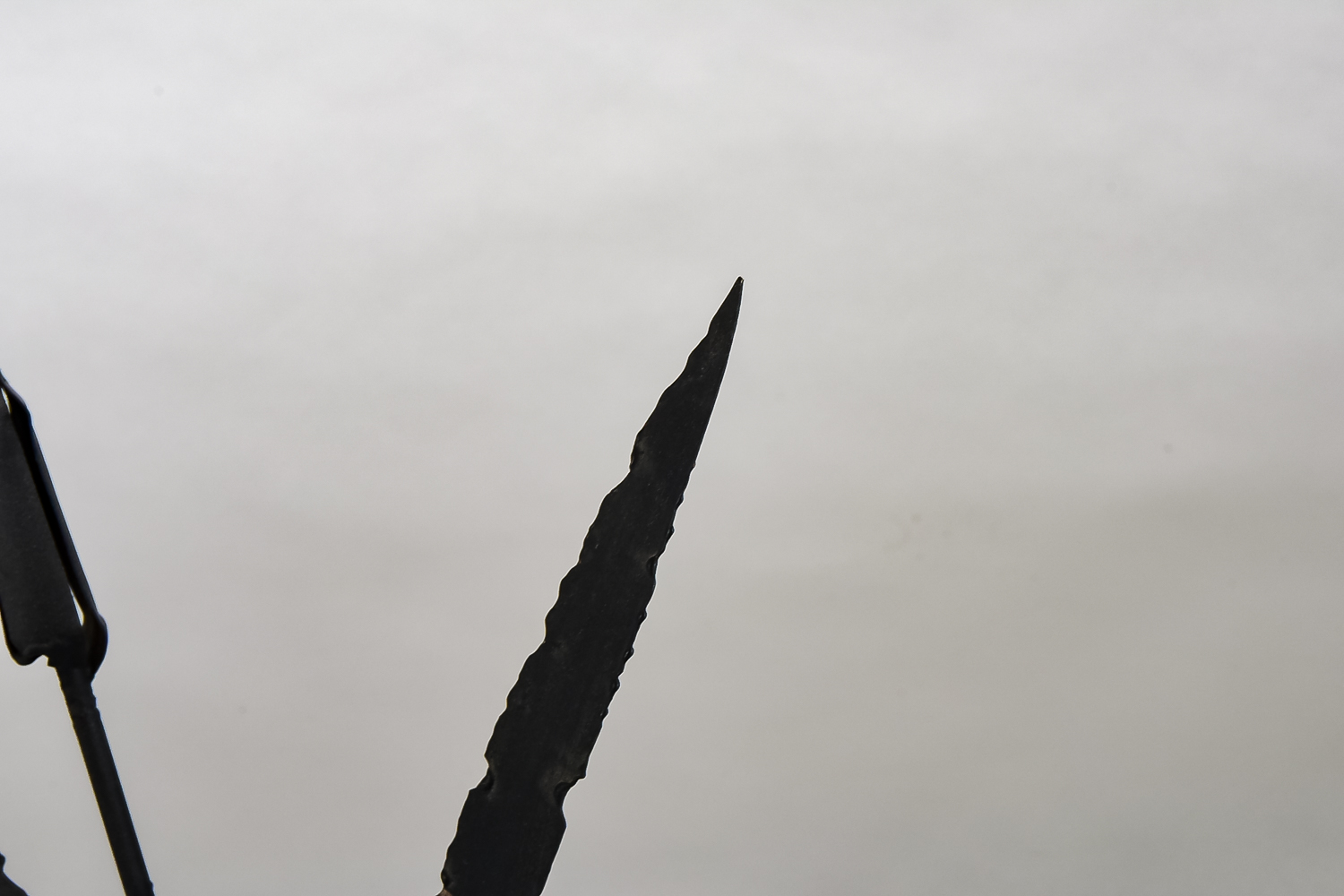 Metal Cattaiil Sculpture