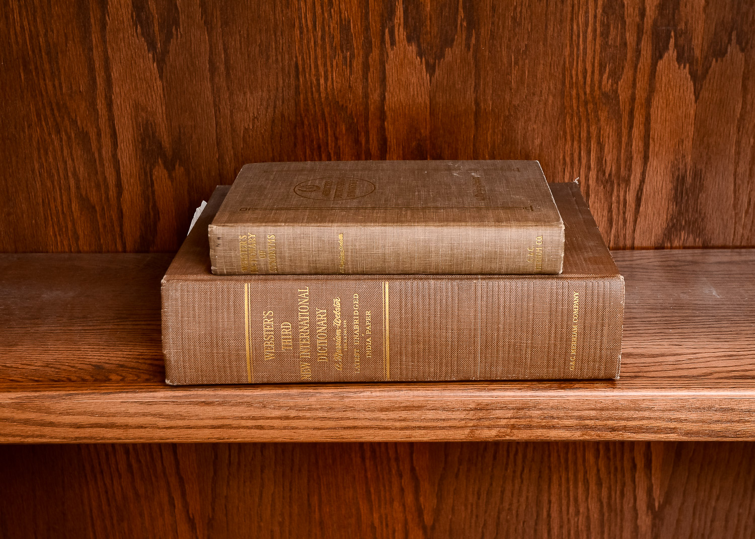 Pair of Webster's Dictionaries