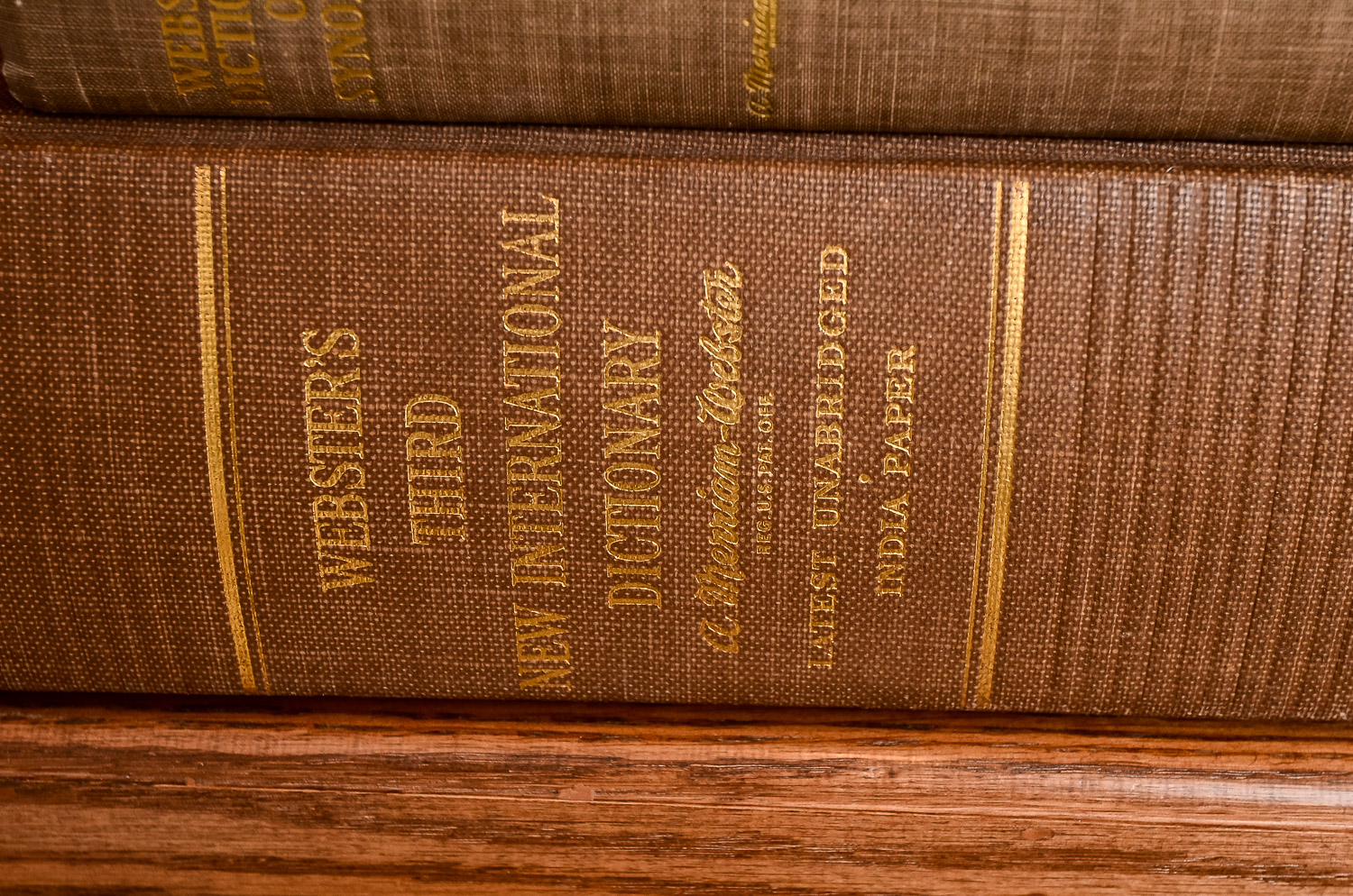 Pair of Webster's Dictionaries