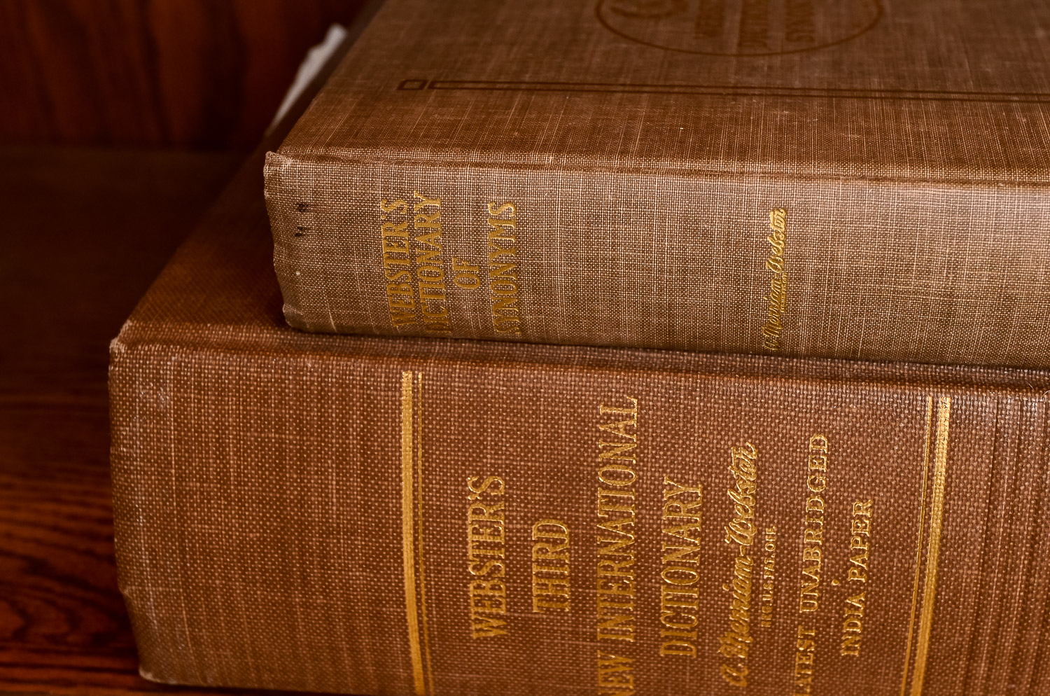 Pair of Webster's Dictionaries