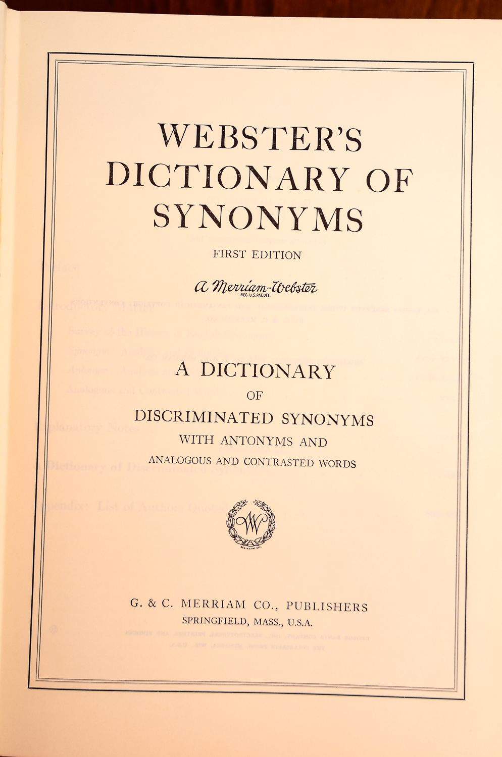 Pair of Webster's Dictionaries