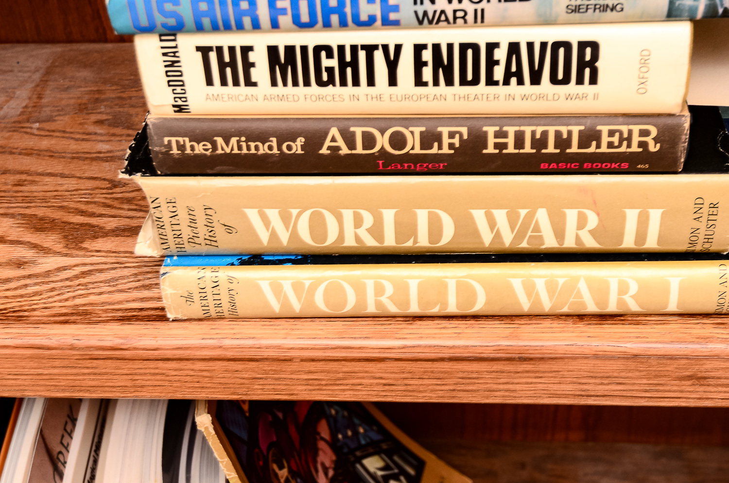 Antique World War I Era "Gott Mit Uns" Belt Buckle and Collection of World War Books