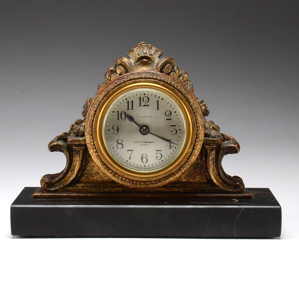 Vintage Seth Thomas 8 Day Four Jewel Desk Clock