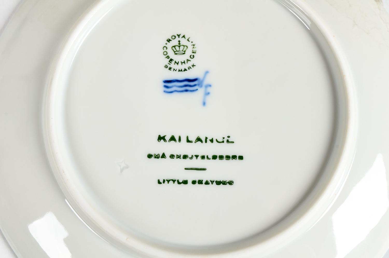 Set of Blue Porcelain Decorative Plates and a Delft Planter