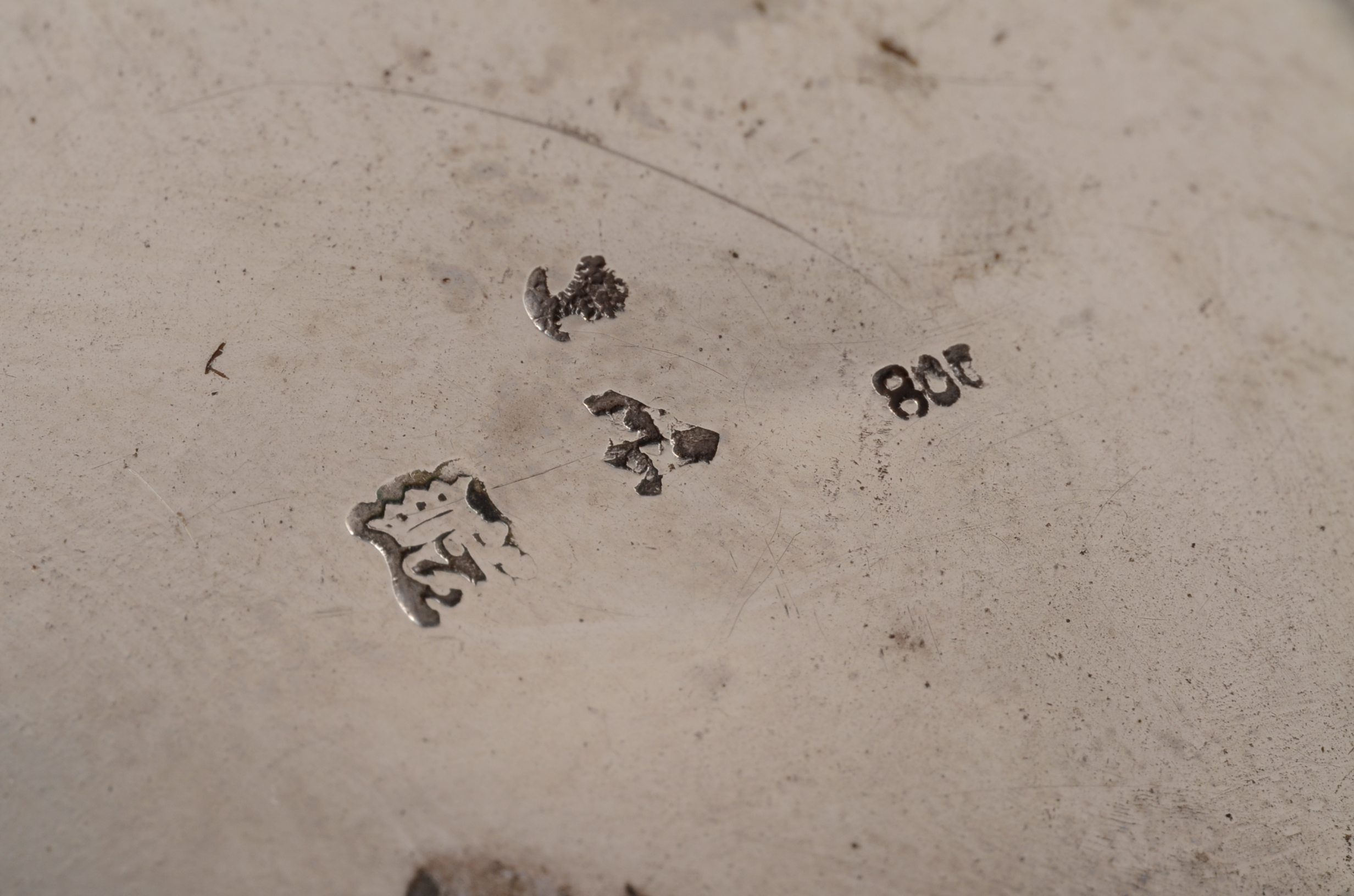 Antique German 800 Silver Sommelier Cup