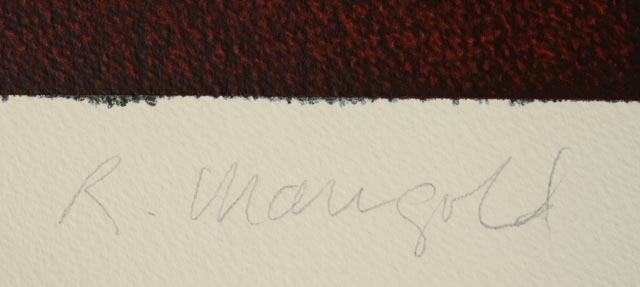 Robert Mangold Serigraph Untitled from 4 x 4 x 4 Portfolio