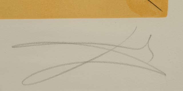 Salvador Dalí Original Mixed Media Print "Vision Planétaire et Scatologique"