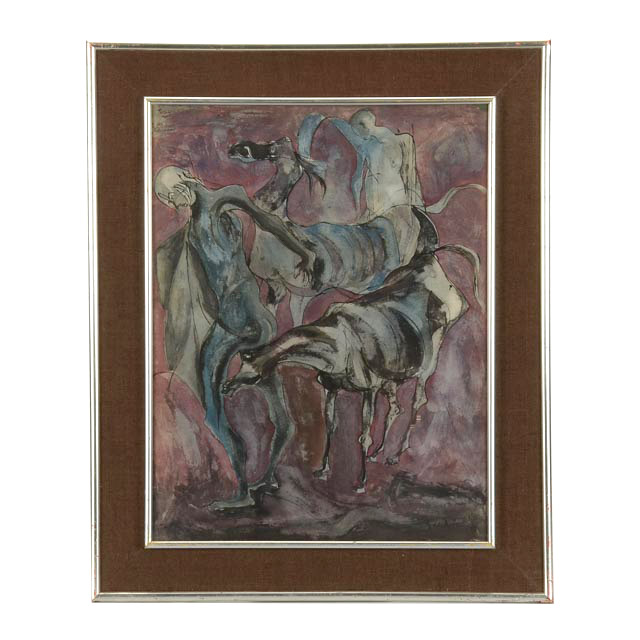 G. de Angelis Original Watercolor