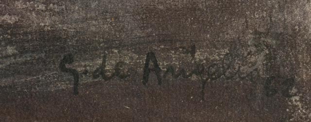 G. de Angelis Original Watercolor