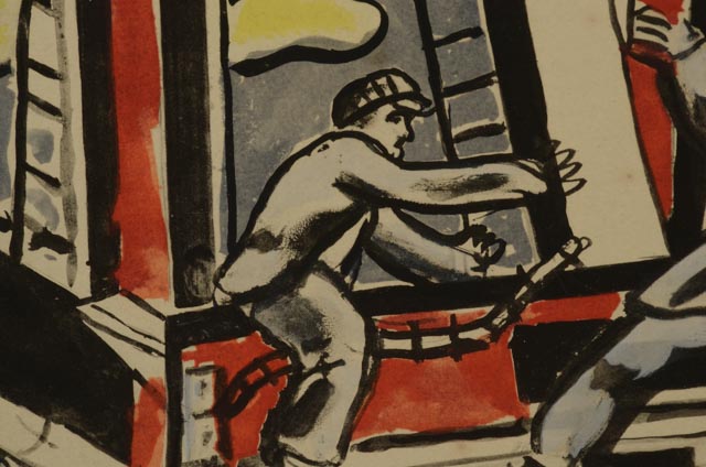 After Fernand Leger Lithograph on Paper "The Builders"