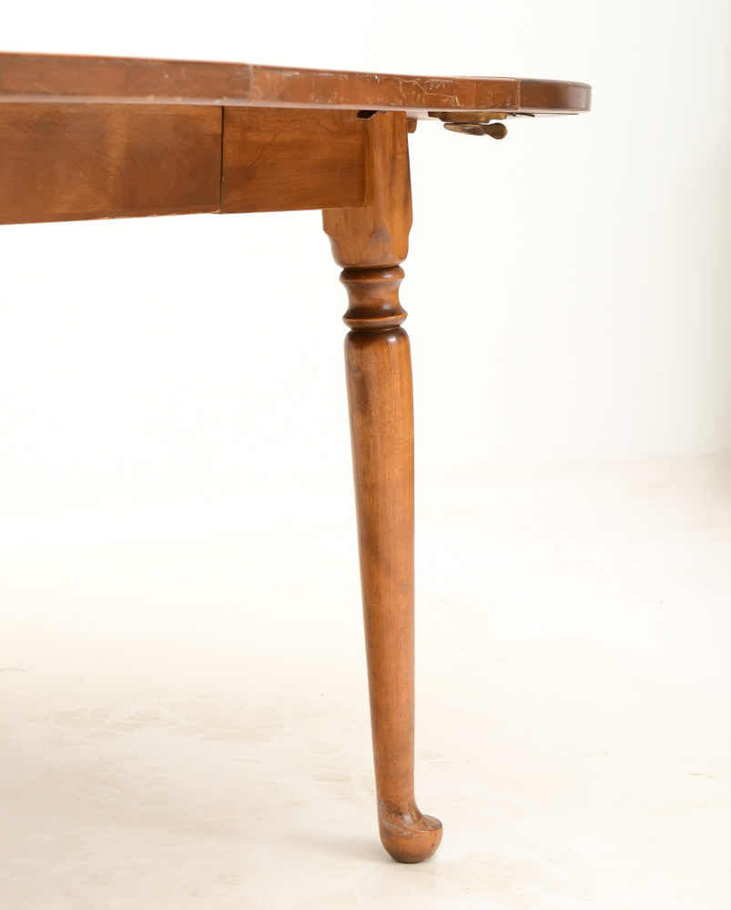 Ethan Allen Maple Drop-Leaf Dining Table and Chairs