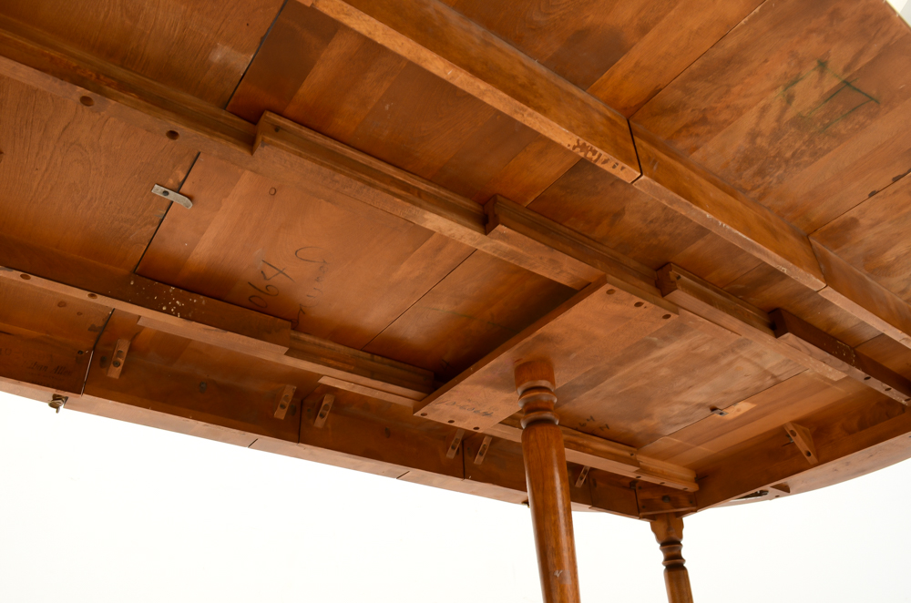 Ethan Allen Maple Drop-Leaf Dining Table and Chairs