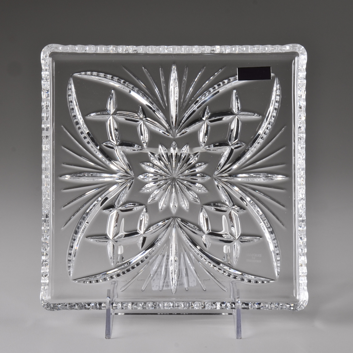 Marquis Waterford "Newberry" Pattern Square Tray