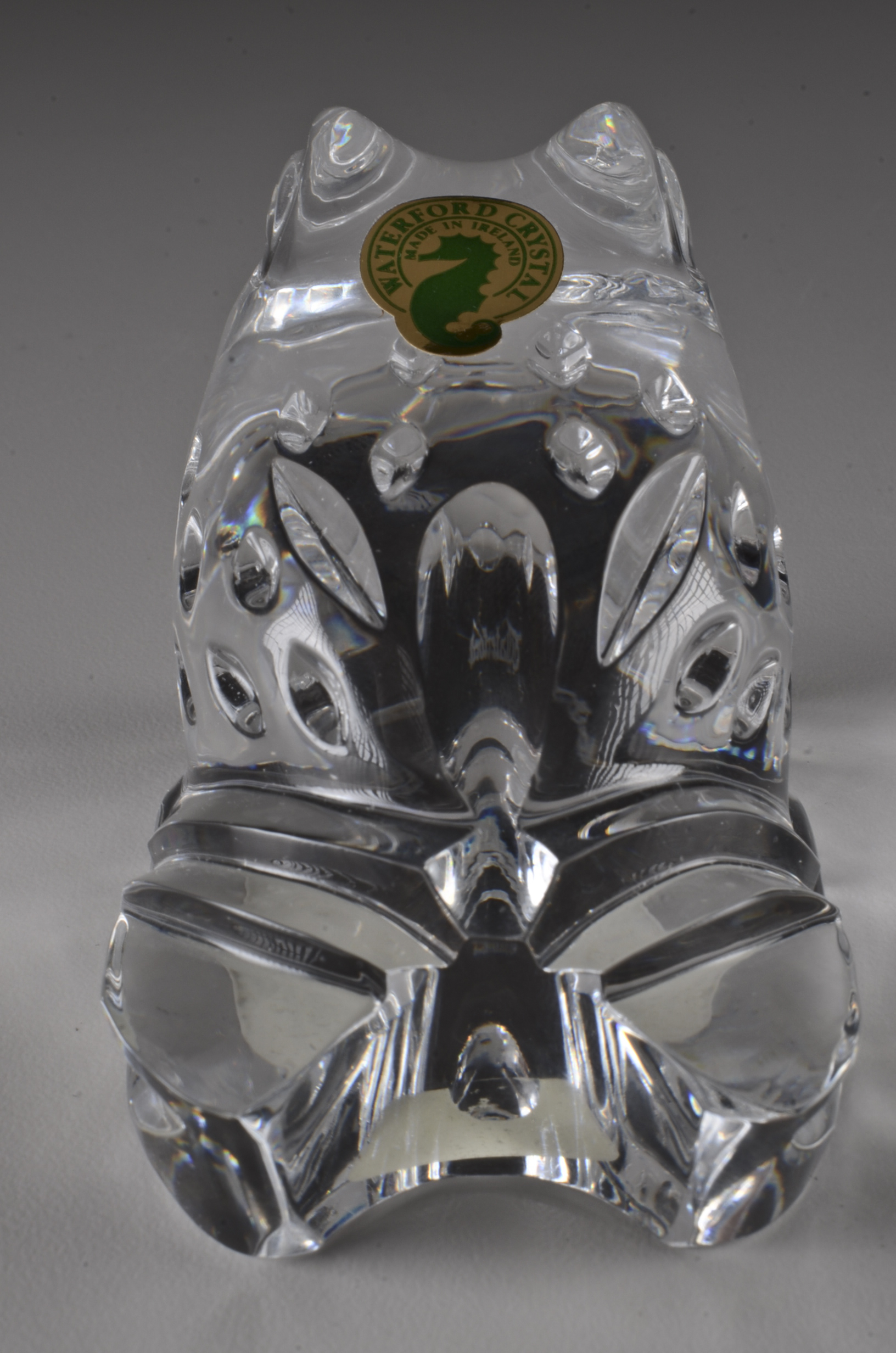 Waterford Crystal Figural Frog Paperweight