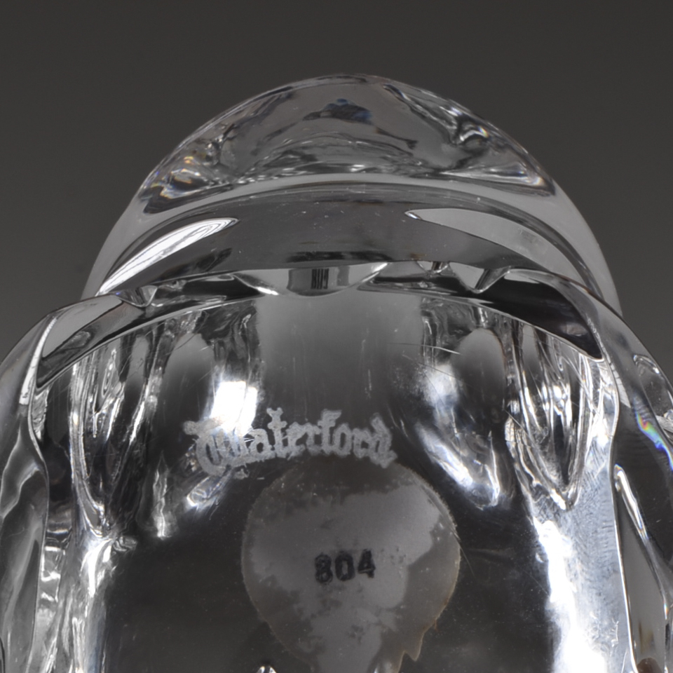 Waterford Crystal Figural Frog Paperweight