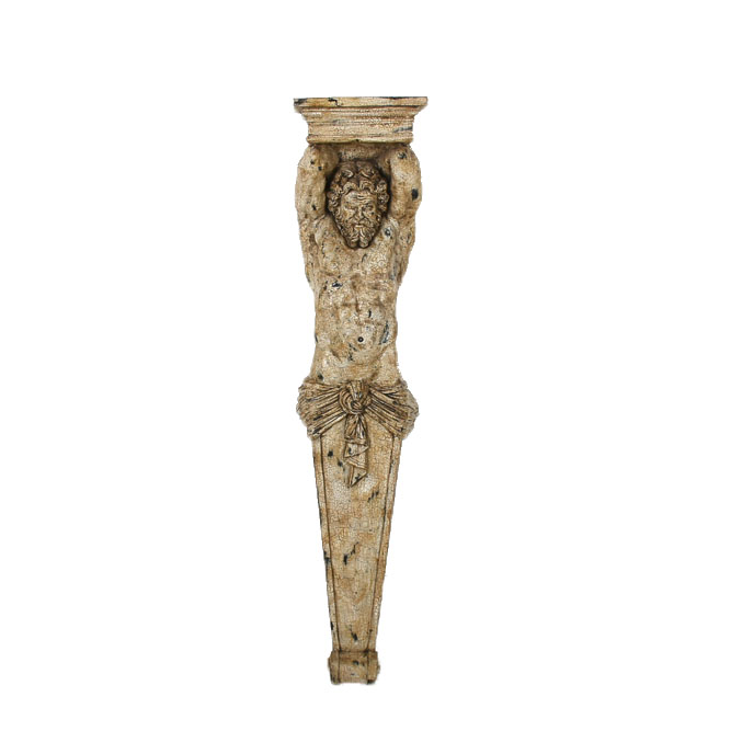 Decorative Fiberglass Pilaster With Atlas