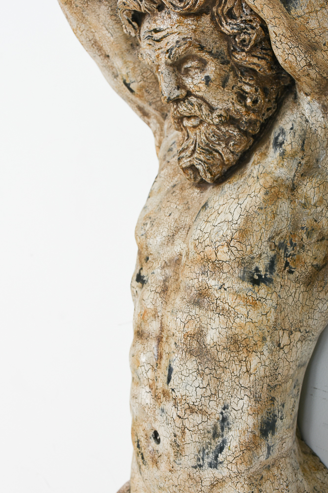 Decorative Fiberglass Pilaster With Atlas