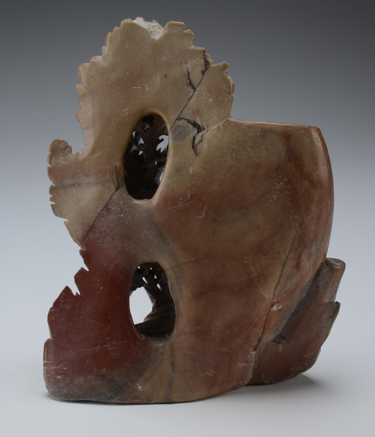 Chinese Carved Soapstone Vase