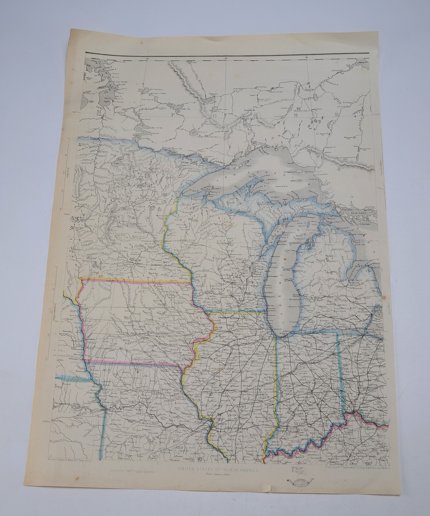 Three 19th Century Maps of United States