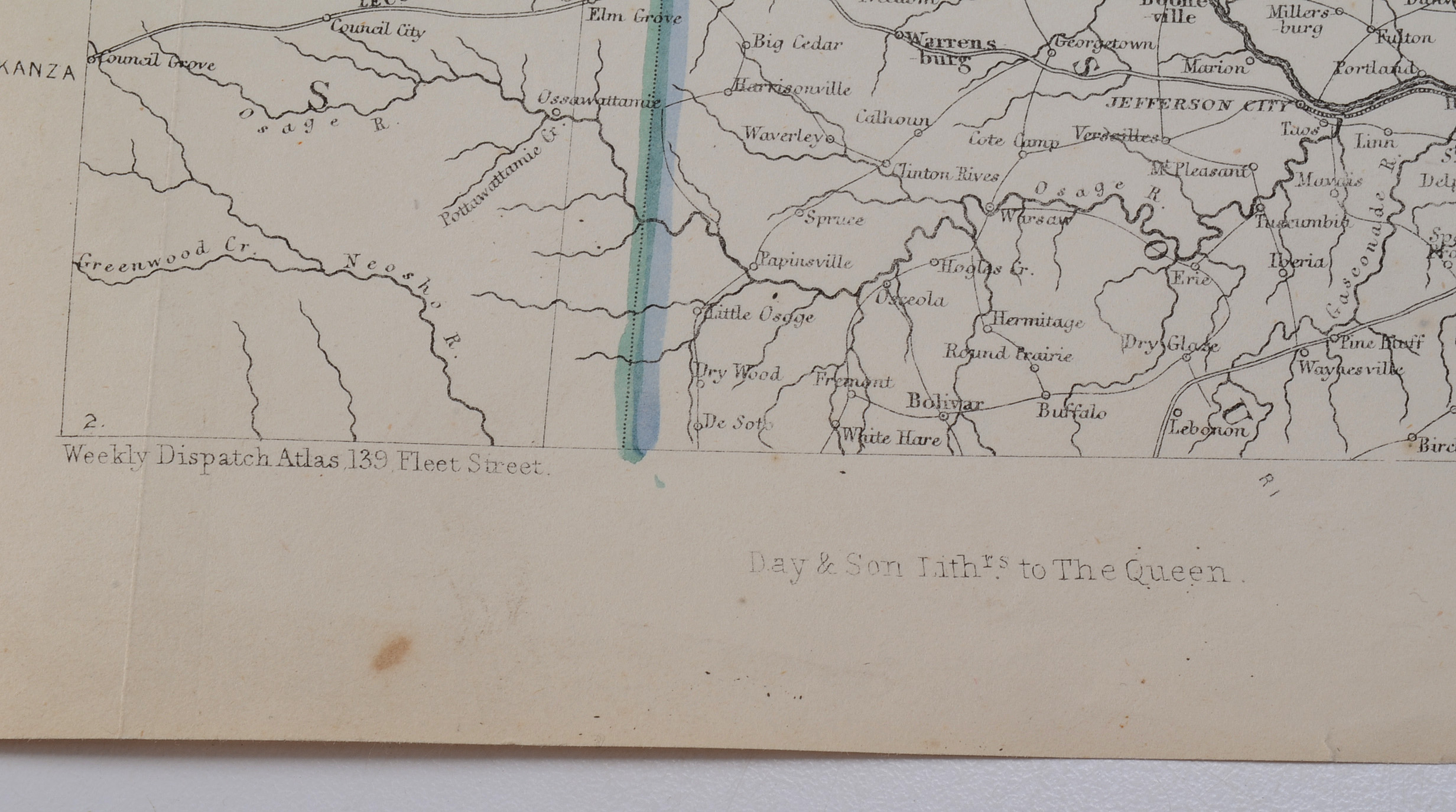 Three 19th Century Maps of United States