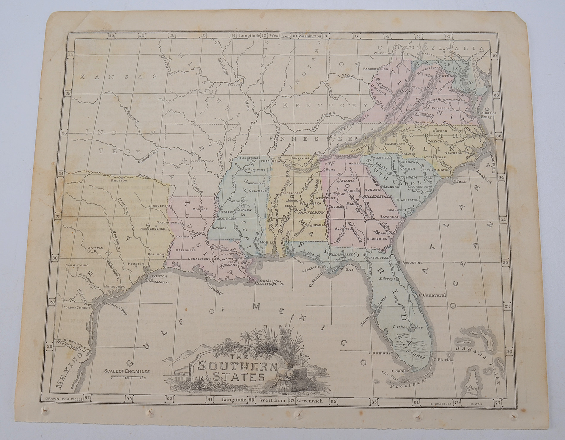 Three 19th Century Maps of United States
