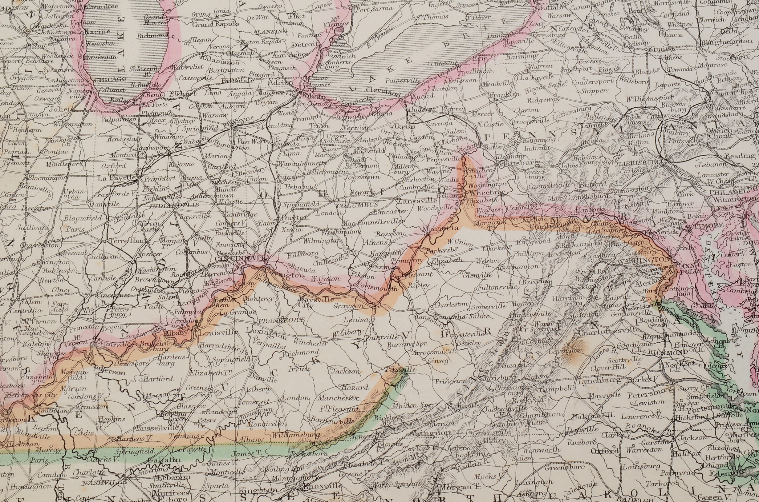Three 19th Century Maps of United States