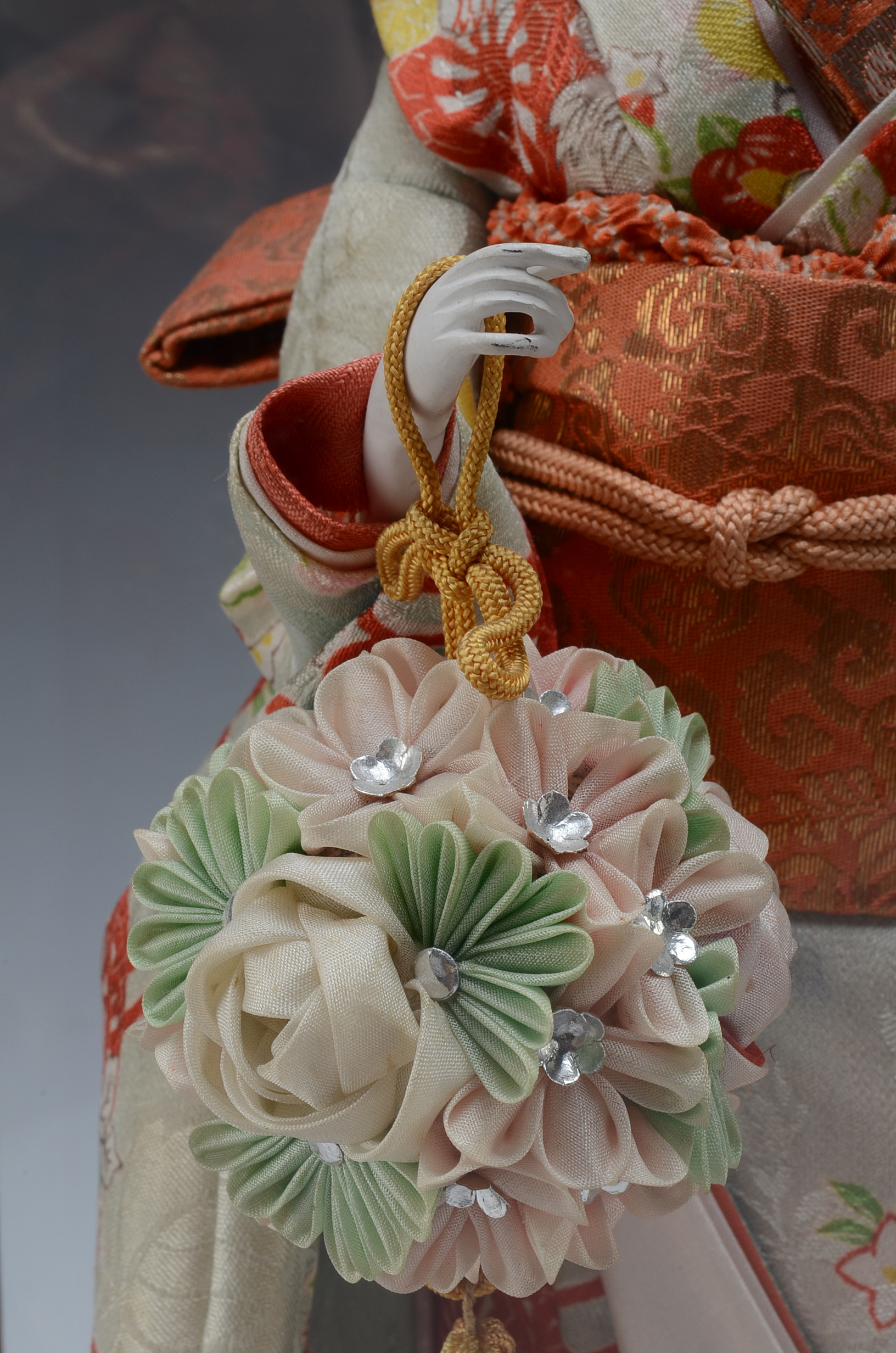 Geisha Doll in Glass Case