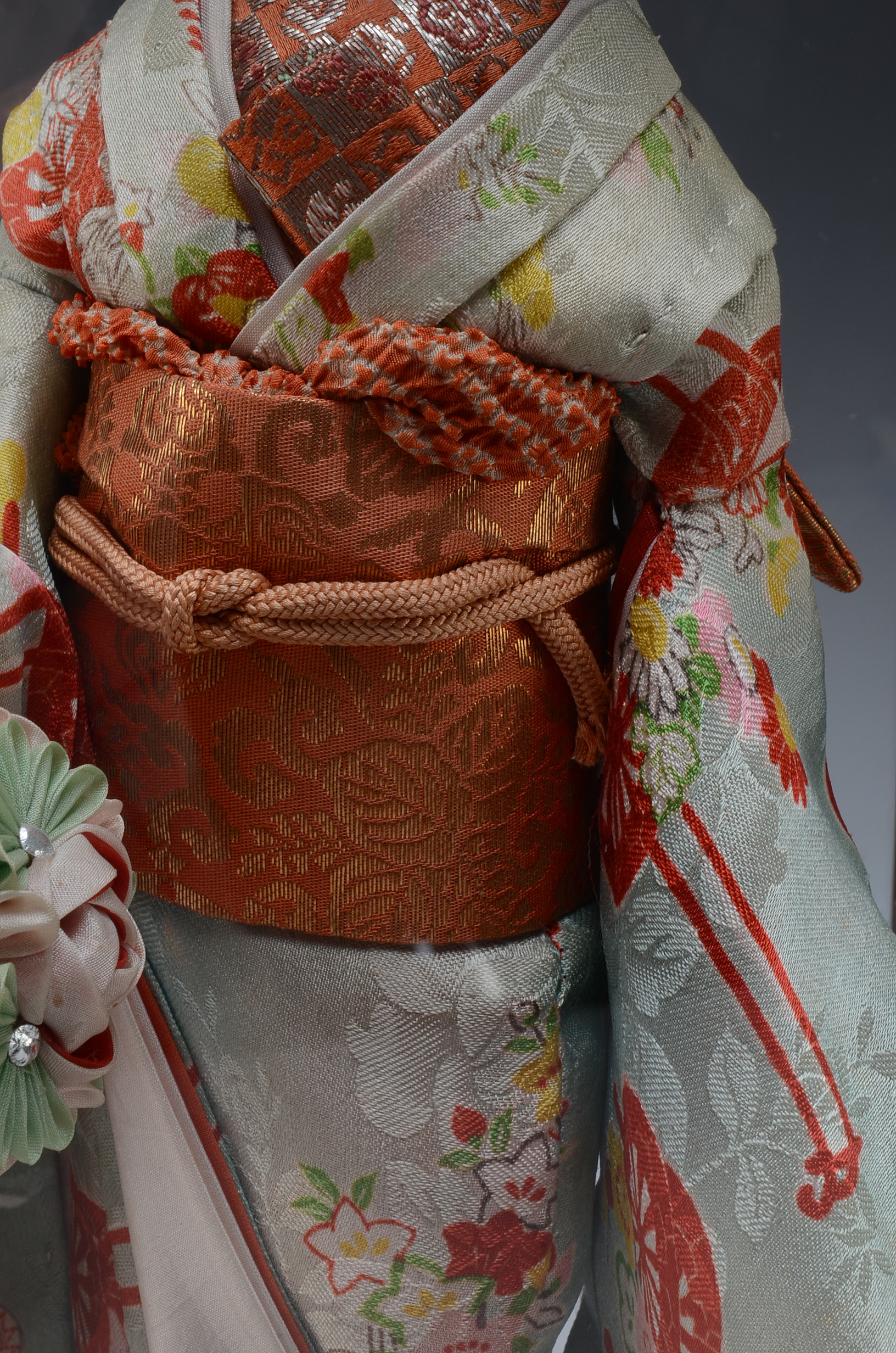 Geisha Doll in Glass Case