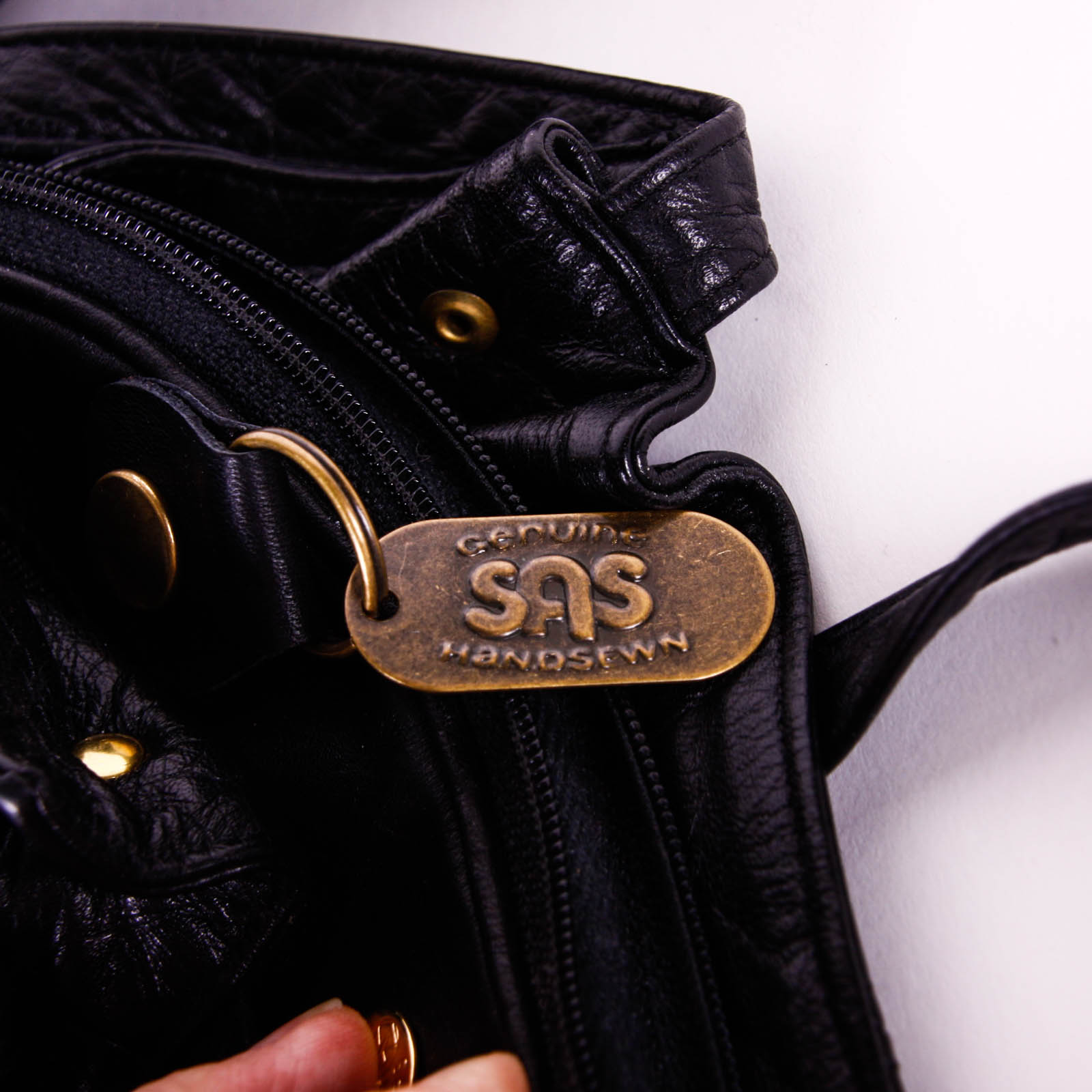 Brown and Black Leather Handbags